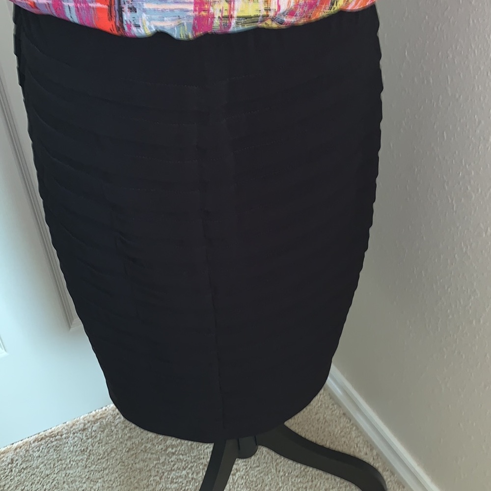 SIZE 10 London Times Multicolor/Black Dress - Picture 6 of 8
